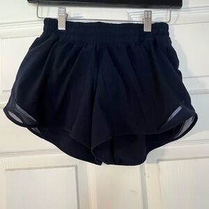 Lululemon Hotty Hot navy blue shorts!